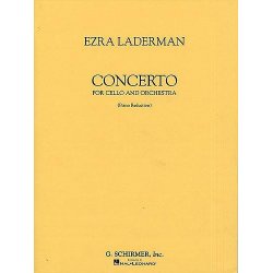 Ezra Laderman: Concerto For Cello And Orchestra (Cello/Piano)