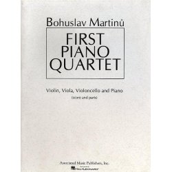Bohuslav Martinu: First Piano Quartet (Score/Parts)