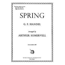 Handel, Gf Spring (D+e) Voice/Piano