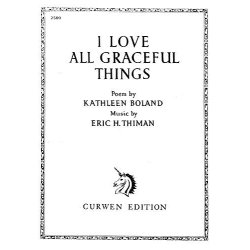Thiman, M I Love All Graceful Things Voice/Piano
