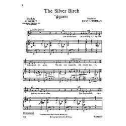 Thiman, E The Silver Birch Voice And Piano