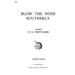Whittaker, W Blow The Wind Southerly Voice And Piano