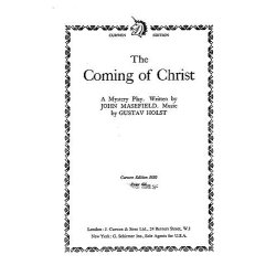 Holst Coming Of Christ  Vocal Score