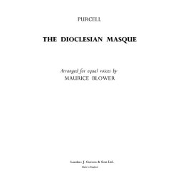Purcell, H The Dioclesian Masque Ssa/Piano