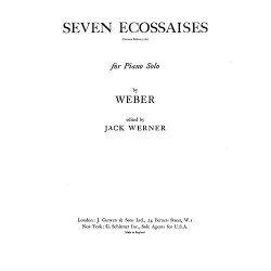 Weber Seven Ecossaises Piano