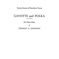 Johnson Gavotte And Polka Piano