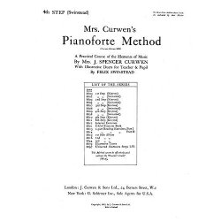 Mrs Curwen's Pianoforte Method 4th Step (Swinstead)