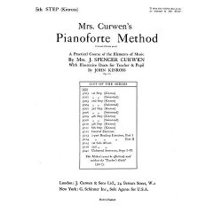 Mrs Curwen's Pianoforte Method 5th Step (Kinross)