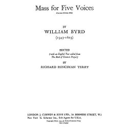 Byrd, W Mass For Five Voices