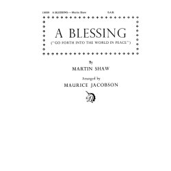 Shaw, M A Blessing Sab