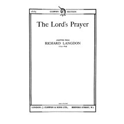 Langdon, R The Lord's Prayer Satb/Tonic
