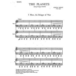 Holst  The Planets  Harps 1 And 2 Orchestral Part