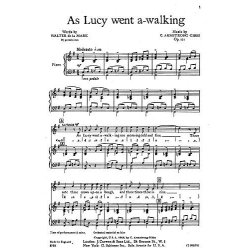 Armstrong Gibbs As Lucy Went A-walking 2-part/Piano