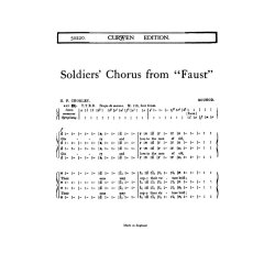 Gounod, C Soldiers Chorus Tonic Ttbb