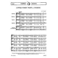 Macy, J Little Tommy Went A-fishing Ttbb/Piano