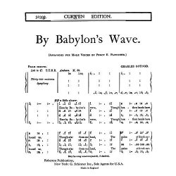 Gounod, C By Babylon's Wave Ttbb(Tonic)