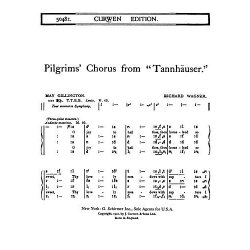 Wagner, R Pilgrims Chorus From Tannhauser Ttbb (Tonic)