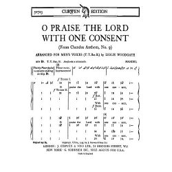 Handel Praise Lord Consent Ttbb Toni