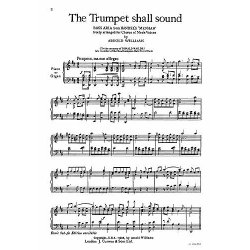 Handel, Gf The Trumpet Shall Sound Ttbb/Piano