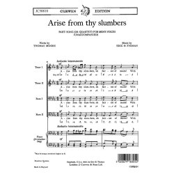 Thiman, E Arise From Thy Slumbers Ttbb/Pf