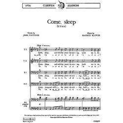 Blower, M Come, Sleep Ttbb/Piano