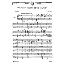 Gound Soldiers Chorus Faust Satb