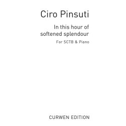 Pinsuti, C In This Hour Of Softened Splendour Satb