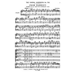 Handel From Harmony Satb