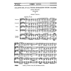 Leslie Believe Me, If All Those Endearing Young Charms Satb