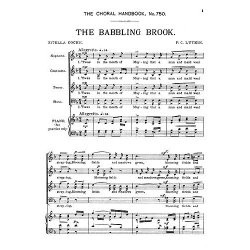 Lutkin The Babbling Brook Satb