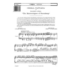 Fletcher, P Choral Fantasia From Mastersingers Of Nuremberg Satb/Piano