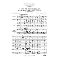 Bantock O Saw Ye Bonnie Lesley? Satb