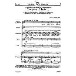 Warlock, P Corpus Christi Satb/Piano+sop/Ten Solos