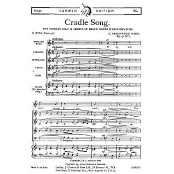 Cecil Armstrong Gibbs: Cradle Song (SSATB)