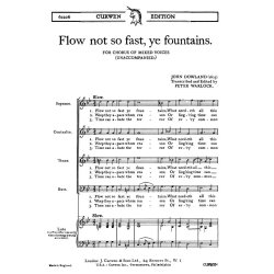 Dowland Flow Not So Fast Satb