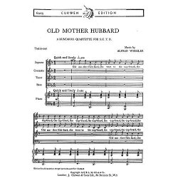 Wheeler Old Mother Hubbard Satb