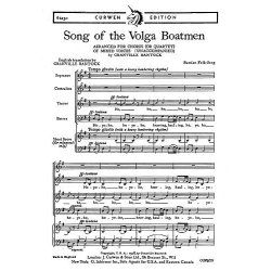 Bantock Song Volga Boatmen Satb