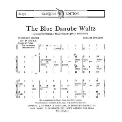 Strauss The Blue Danube Waltz Satb Tonic Solfa
