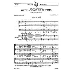 Shaw, M With A Voice Of Singing Sab/Organ