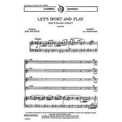 Handel Lets Sport And Play Satb