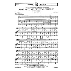 Copley, I Ring Out, Ye Crystal Spheres S(A)Bar/Pf
