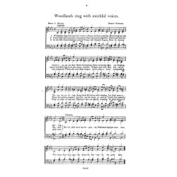 Coward Woodlands Ring With Mirthful Voices Satb