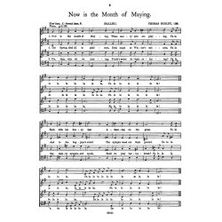 Morley Now Is The Month Of Maying Satb