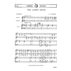 Stanford, Cv The Lark's Grave 2pt/Piano