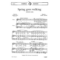 Brook, H Spring Goes Walking Unison/Piano