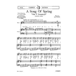 Evans, R A Song Of Spring Unison/Piano