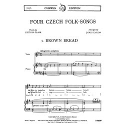 Easson, J Four Czech Folk-songs Unison