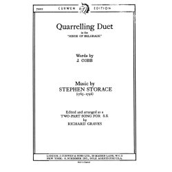 Storace, R Quarrelling Duet Ss/Piano