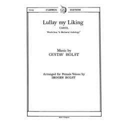 Holst, G Lullay My Liking Ssaa