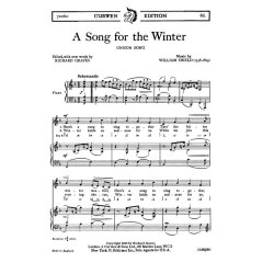 Shield, W A Song For The Winter Unison/Piano